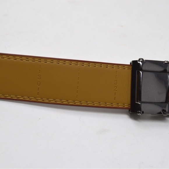 Mio‎ Marino Tartan Linxx Ratchet Belt, Tan Genuine Leather - Picture 9 of 10